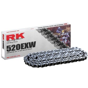 Cadena RK 520EXW con 96 eslabones negro