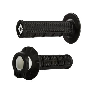Puños ODI MX V2 Lock-On Half-Waffle - Negro