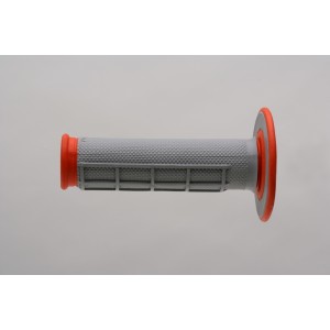 Puños Renthal Dual MX medio cuadradillo blando naranja G155