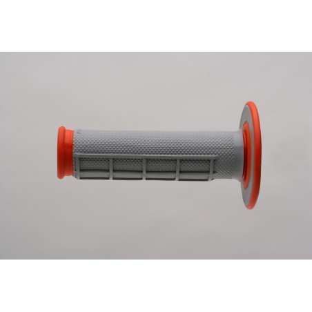 Puños Renthal Dual MX medio cuadradillo blando naranja G155