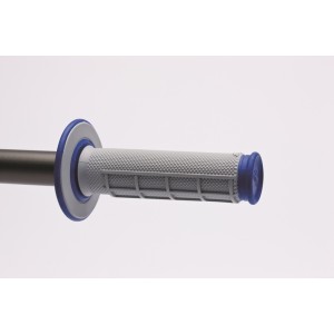 Puños Renthal Dual MX medio cuadradillo blando azul G157