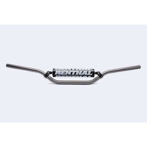 Manillar Renthal motocross CR alto titanio con protector negro 722-...