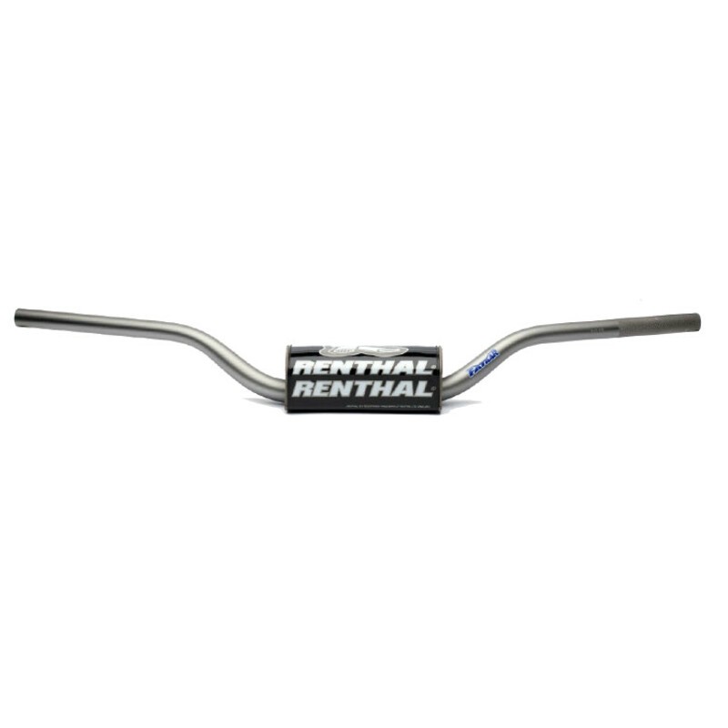 Manillar Renthal Fatbar enduro titanio con protector negro 745-01-TT