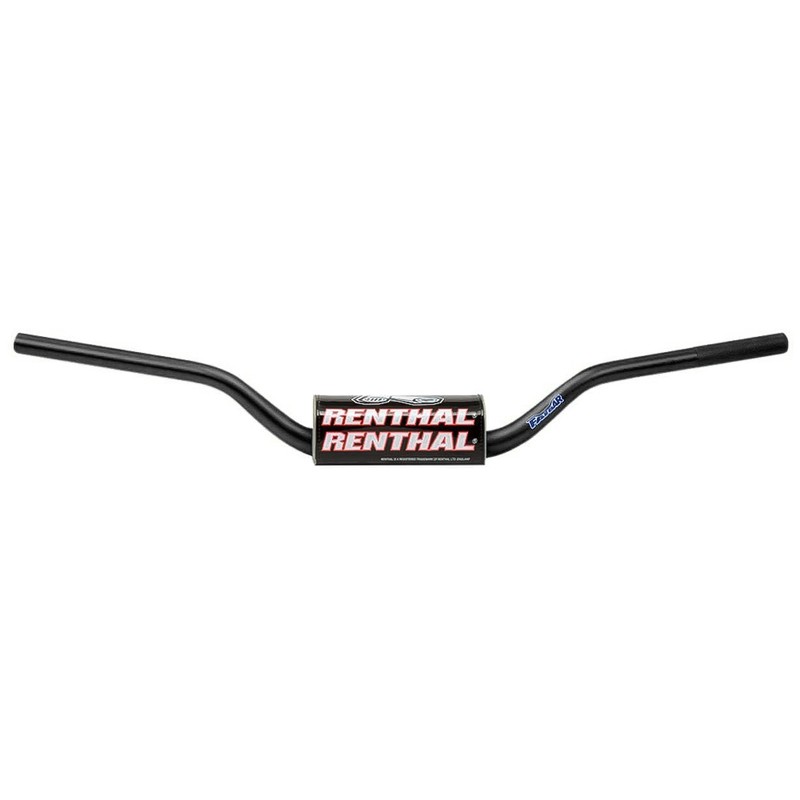 Manillar Renthal Fatbar Mcgrath negro con protector negro 821-01-BK