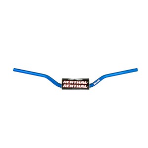Manillar Renthal Fatbar Husqvarna azul con protector negro 827-01-BU