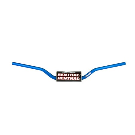 Manillar Renthal Fatbar Husqvarna azul con protector negro 827-01-BU