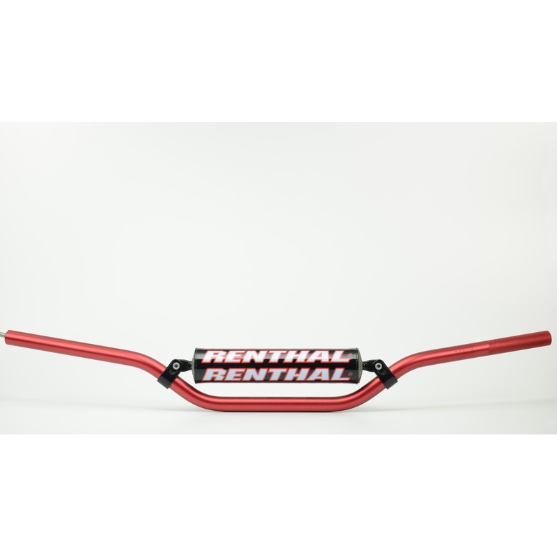 Manillar Renthal motocross Carmichel rojo con protector negro 971-0...