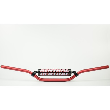 Manillar Renthal motocross Carmichel rojo con protector negro 971-0...