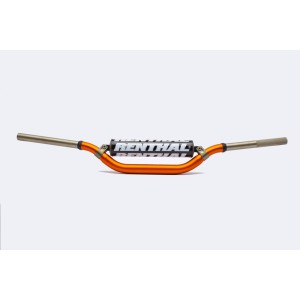 Manillar Renthal Twinwall 994 KTM high naranja con protector negro