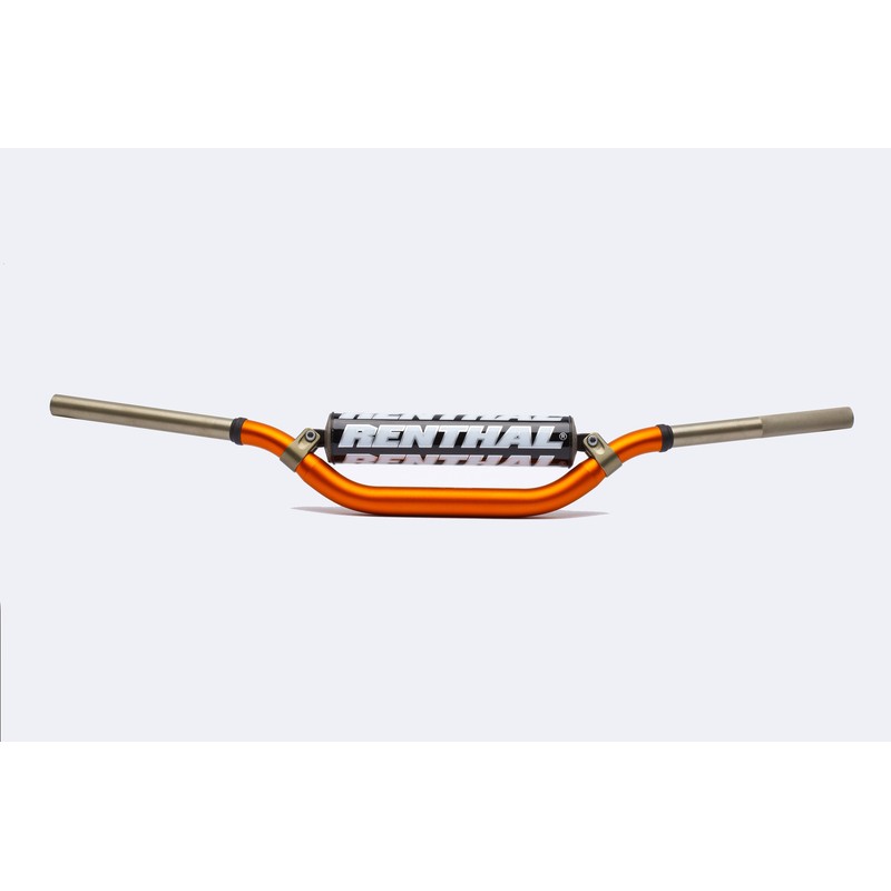 Manillar Renthal Twinwall 994 KTM high naranja con protector negro
