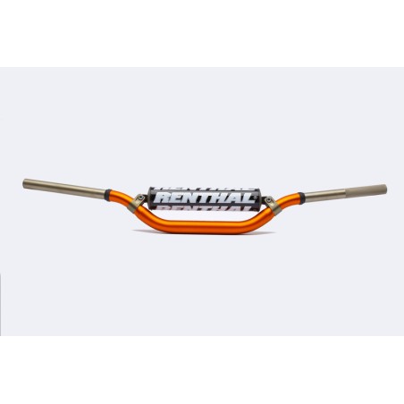 Manillar Renthal Twinwall 994 KTM high naranja con protector negro