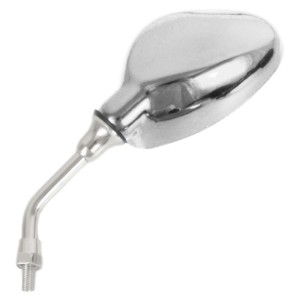 Juego de retrovisores universales V PARTS M8 rosca derecha cromado