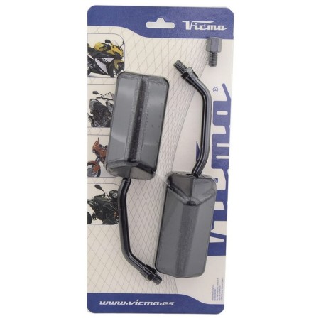 Juego de retrovisores universales V PARTS F1 M10 negro