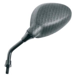 Juego de retrovisores universales V PARTS M8 rosca derecha carbon l...