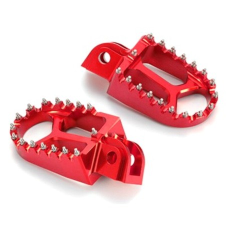 Estriberas Off Road rojo Honda