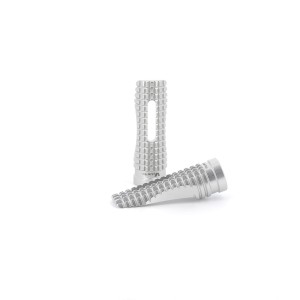 Reposapiés Racing EVO 2 V PARTS aluminio natural