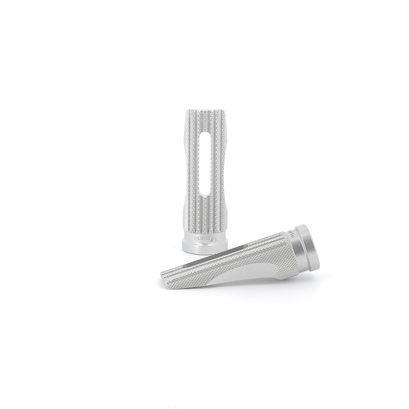 Reposapiés Racing PRO 2 V PARTS aluminio natural