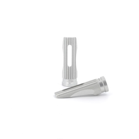 Reposapiés Racing PRO 2 V PARTS aluminio natural