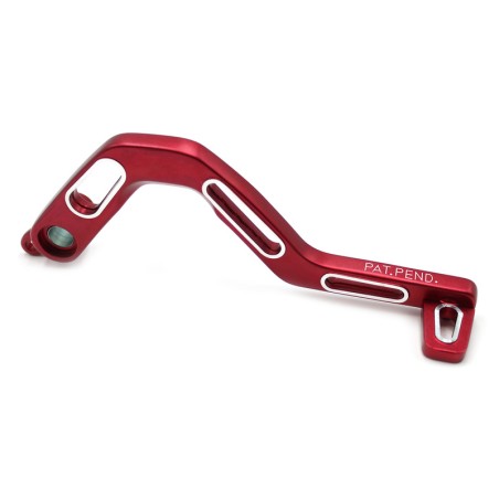 Pedal de freno V PARTS - Derbi aluminio rojo