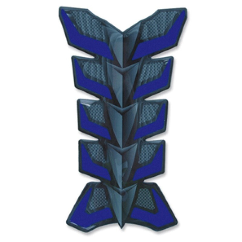 Protector de depósito carbono. Azul