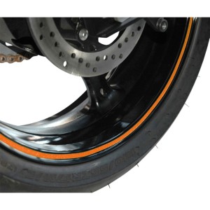 Cinta auto-adhesiva perfil de llanta naranja Fluor V PARTS