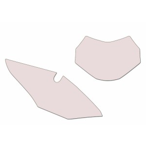 BLACKBIRD Plate Stickers White Honda CRF450RX