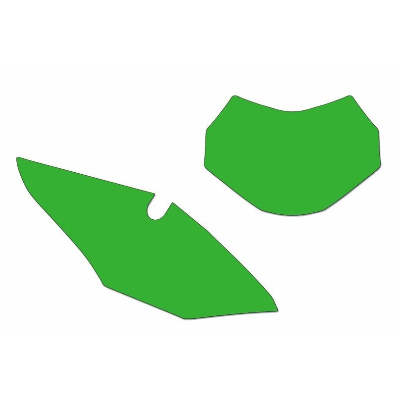BLACKBIRD Plate Stickers Green Honda CRF450RX