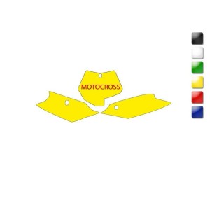 BLACKBIRD Plate Stickers Black KTM SX/SXF