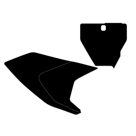 Kit adhesivos portanúmeros Blackbird HVA TC/FC 19 standard/negro