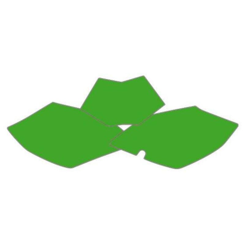 Juego adhesivos porta números BLACKBIRD verde Beta RR