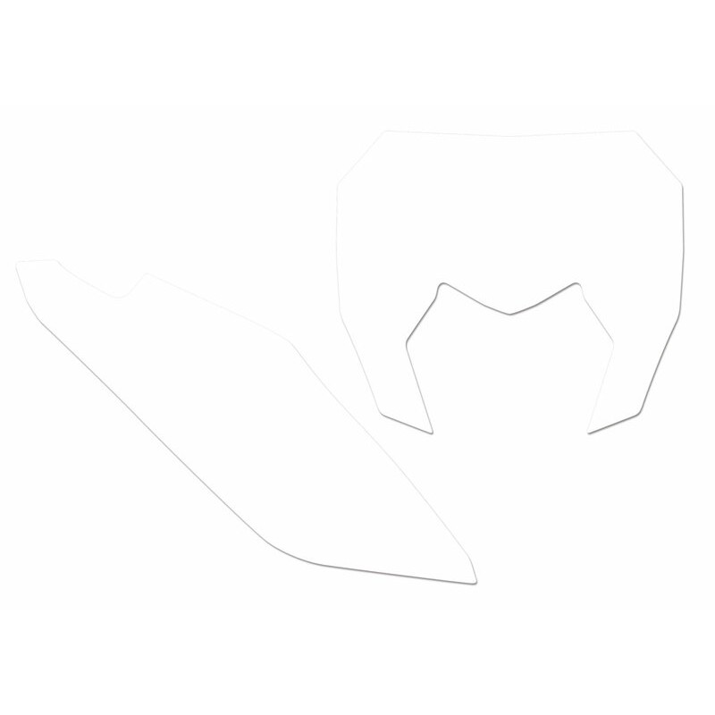 Juego adhesivos porta números BLACKBIRD blanco Sherco SE / SE-F