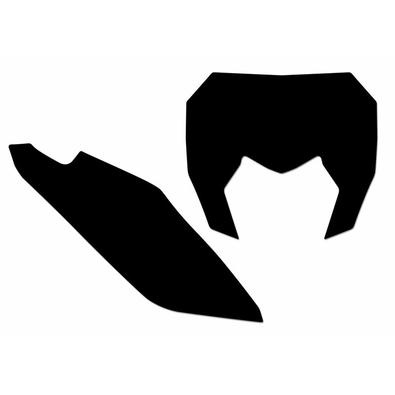 Juego adhesivos porta números BLACKBIRD negro Sherco SE / SE-F