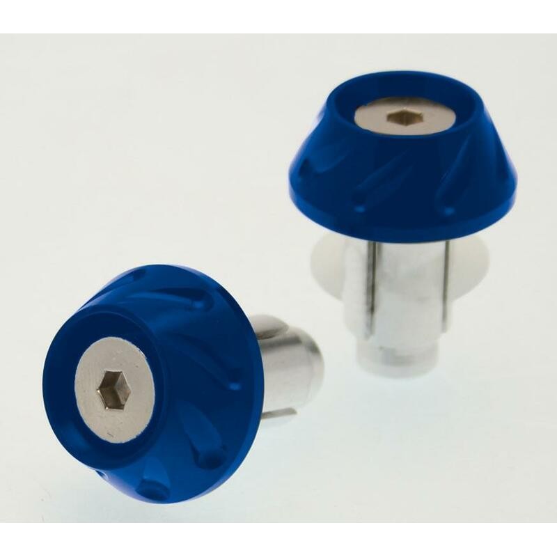 Punteras de manillar BIHR Ø14-17mm Azul