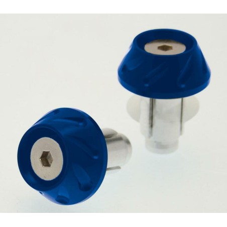 Punteras de manillar BIHR Ø14-17mm Azul