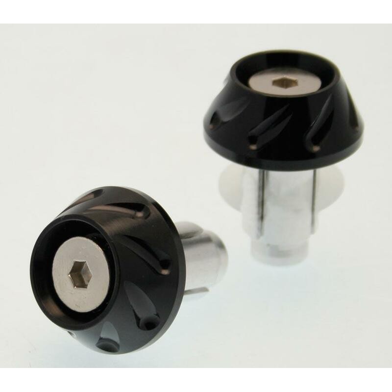 Punteras de manillar BIHR Ø14-17mm Negro