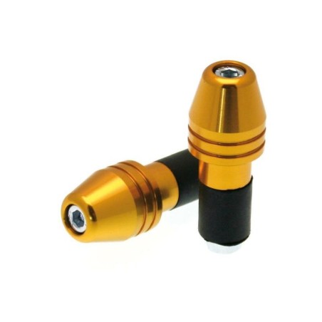 Punteras de manillar BIHR Ø18mm Oro