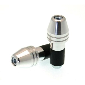 BIHR Rocket Bar Ends Ø18mm Silver