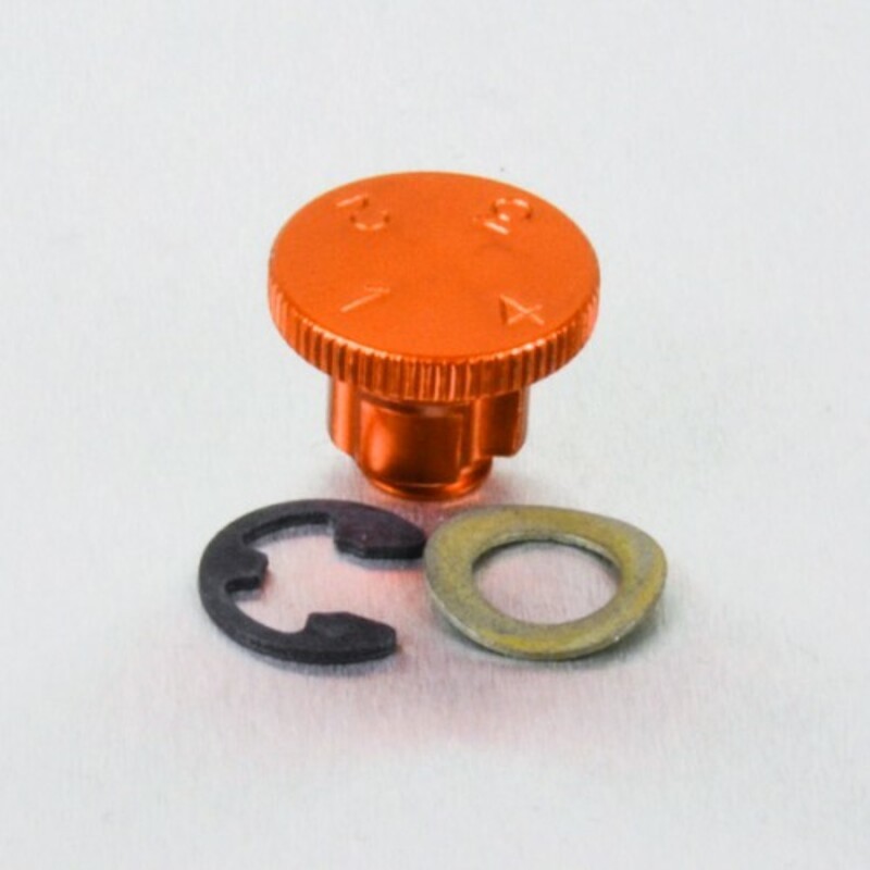 Regulador maneta 4 posiciones Pro-Bolt Aluminio naranja LDA10O