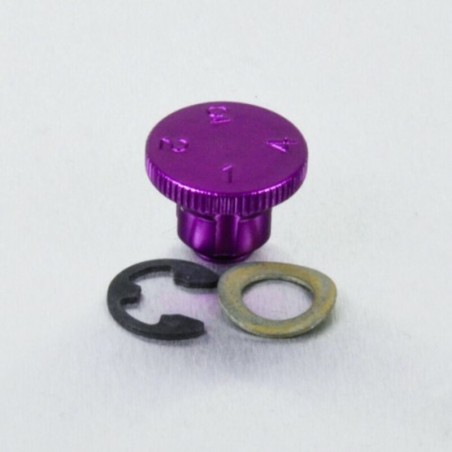 Regulador maneta 4 posiciones Pro-Bolt Aluminio violeta LDA10P