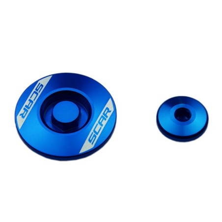 Tapones de motor SCAR - Azul