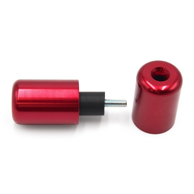 Juego contrapesos manillar V PARTS aluminio SUZUKI rojo