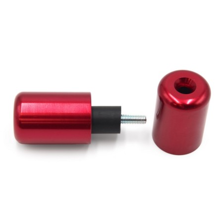 Juego contrapesos manillar V PARTS aluminio SUZUKI rojo