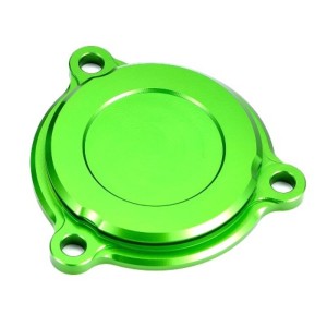 Tapa filtro de aceite verde Kawasaki V PARTS