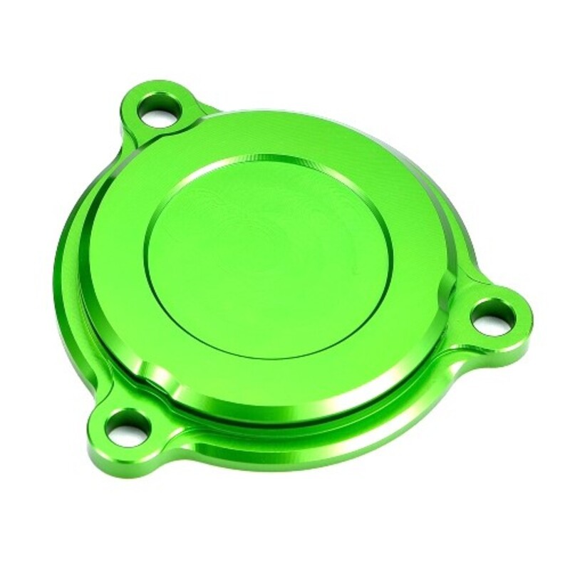 Tapa filtro de aceite verde Kawasaki V PARTS