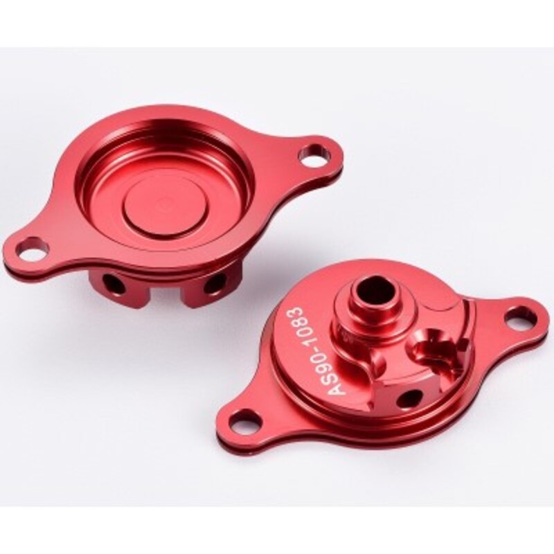 Tapa filtro de aceite rojo Honda V PARTS