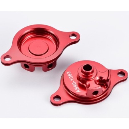 Tapa filtro de aceite rojo Honda V PARTS