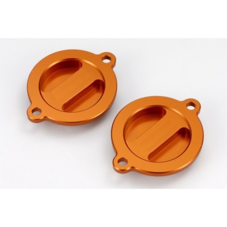 Tapa filtro de aceite naranja KTM V PARTS