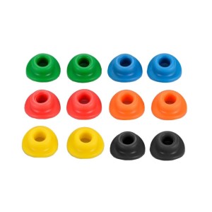 Par de gomas para valvula de rueda V PARTS naranja