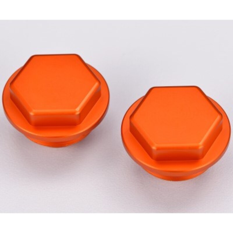 Tapa deposito bomba freno trasero naranja KTM V PARTS