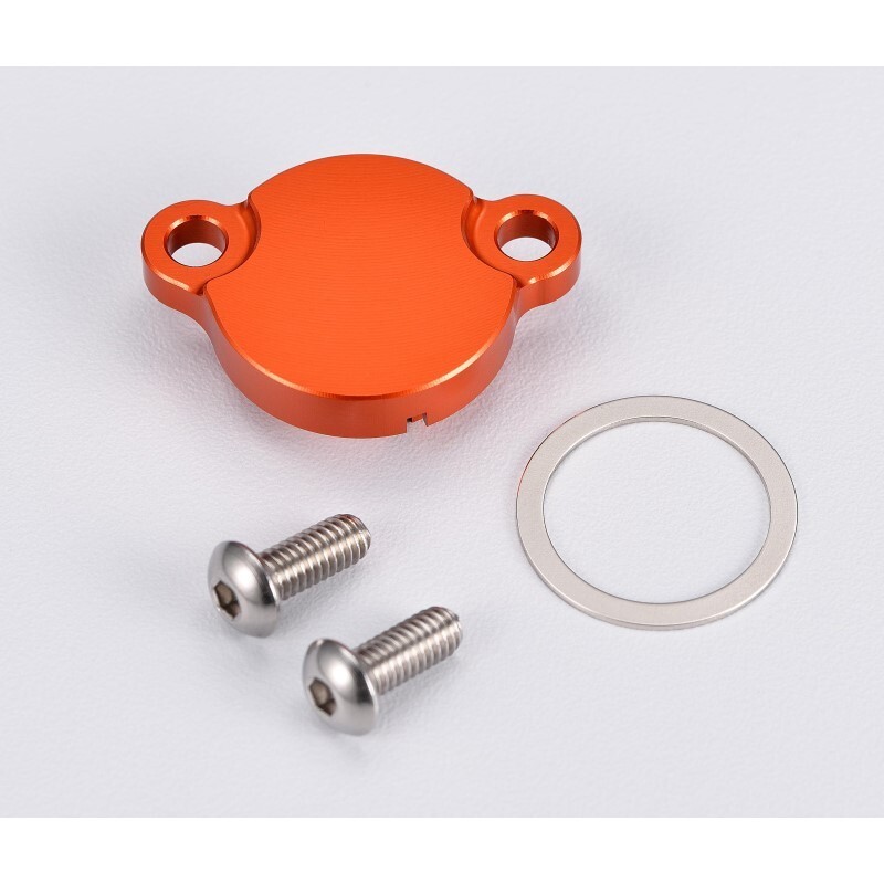 Tapa deposito bomba freno trasero naranja KTM 50 65 85 105 V PARTS
